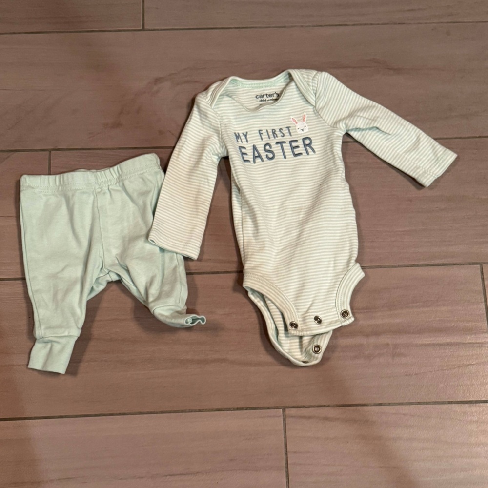 Carter's Child of Mine Newborn Outfit Easter Bunny Size Newborn